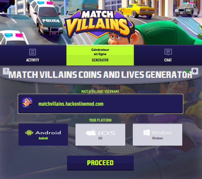 Match Villains Trucos