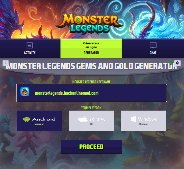 Monster Legends Trucos