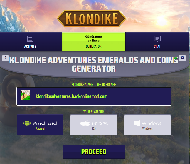 Klondike Adventures truco