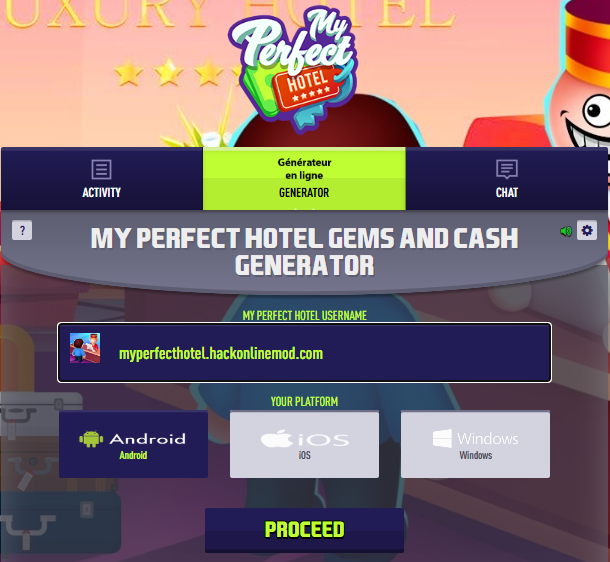 my perfect hotel trucos